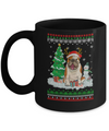 Cute Reindeer Bulldog Christmas Puppie Dog Sweater Mug Coffee Mug | Teecentury.com