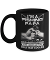 I'm A Fishing Papa Like A Normal Papa But Way Cooler Mug Coffee Mug | Teecentury.com