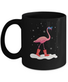 Flamingo With Rubber Boots Snow Mug Coffee Mug | Teecentury.com