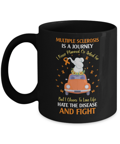 Multiple Sclerosis Awareness Is A Journey Mug Coffee Mug | Teecentury.com