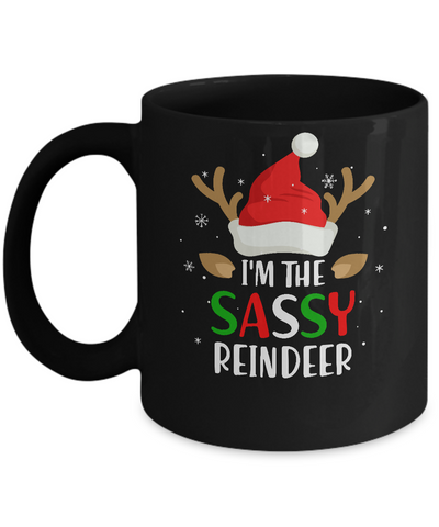 I'm The Sassy Reindeer Matching Family Christmas Mug Coffee Mug | Teecentury.com