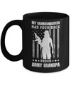 My Granddaughter Has Your Back Proud Proud Army Grandpa Mug Coffee Mug | Teecentury.com