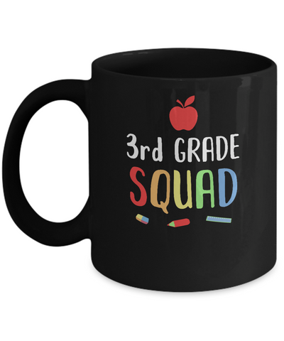 3rd Grade Squad Back To School Teacher Third Grade Mug Coffee Mug | Teecentury.com