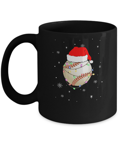 Santa Hat Baseball Christmas Gifts Mug Coffee Mug | Teecentury.com