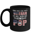 Some People Call Me A Veteran Pop Fathers Day Gifts Mug Coffee Mug | Teecentury.com