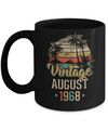 Retro Classic Vintage August 1968 54th Birthday Gift Mug Coffee Mug | Teecentury.com