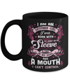 I Am An October Girl I Was Born With My Heart On My Sleeve Mug Coffee Mug | Teecentury.com