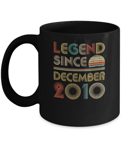 Legend Since December 2010 Vintage 12th Birthday Gifts Mug Coffee Mug | Teecentury.com