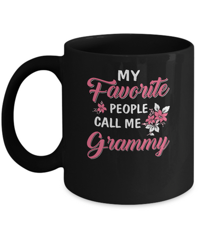 My Favorite People Call Me Grammy Mothers Day Gift Mug Coffee Mug | Teecentury.com