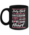 And God Said Let There Be July Girl Ears Arms Love Heart Mug Coffee Mug | Teecentury.com