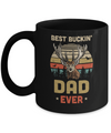 Vintage Best Buckin' Dad Ever Gift For Father Day Mug Coffee Mug | Teecentury.com