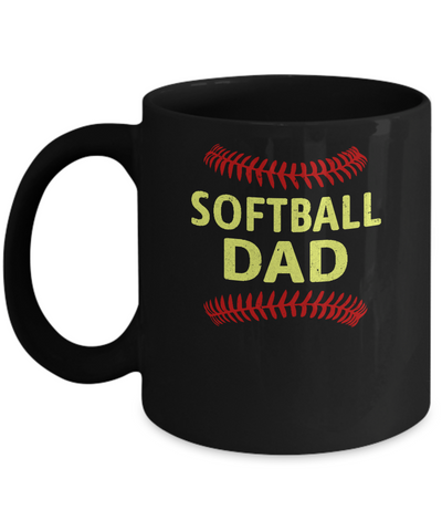 Softball Dad Mug Coffee Mug | Teecentury.com