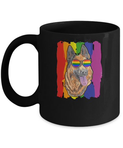 Funny German Shepherd LGBT LGBT Pride Gifts Mug Coffee Mug | Teecentury.com