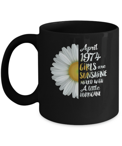 April Girls 1974 48th Birthday Gifts Mug Coffee Mug | Teecentury.com