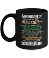 Grandpa You're My Favorite Dinosaur T-Rex Fathers Day Mug Coffee Mug | Teecentury.com