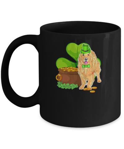 Golden Retriever St Patrick's Day Irish Dog Lover Funny Gifts Mug Coffee Mug | Teecentury.com