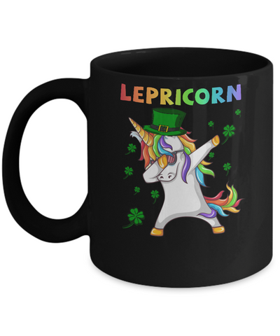 Dabbing Lepricorn Unicorn St Patricks Day Gift Mug Coffee Mug | Teecentury.com