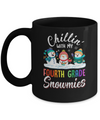 Chillin' With Fourth Grade Snowmies Christmas Teacher Gifts Mug Coffee Mug | Teecentury.com