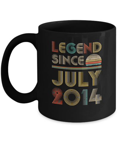 Legend Since July 2014 Vintage 8th Birthday Gifts Mug Coffee Mug | Teecentury.com