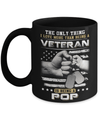 I Love More Than Being A Veteran Is Being A Pop Mug Coffee Mug | Teecentury.com
