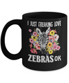 I Just Freaking Love Zebras Mug Coffee Mug | Teecentury.com