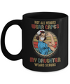 Not All Heroes Wear Capes My Daughter Wears Scrubs Vintage Nurse Mug Coffee Mug | Teecentury.com