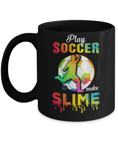 Play Soccer Make Slime Watercolor For Girl Women Mug Coffee Mug | Teecentury.com