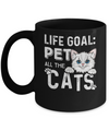 Life Goal Pet All The Cats Mug Coffee Mug | Teecentury.com