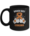 Boxing knock out Leukemia Awareness Support Mug Coffee Mug | Teecentury.com
