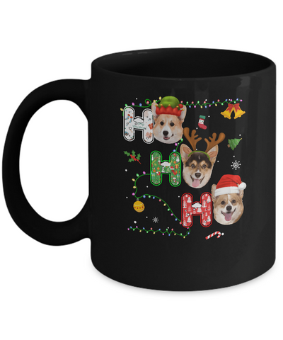 Christmas Ho Ho Ho Corgi Lover Funny Xmas Gift Mug Coffee Mug | Teecentury.com