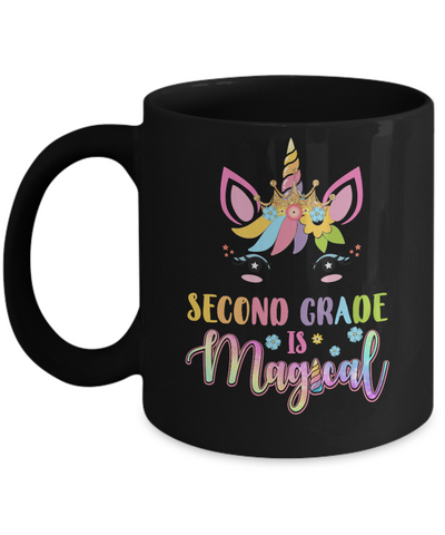 Second Grade is magical Unicorn Back to School 2nd Grade Mug Coffee Mug | Teecentury.com