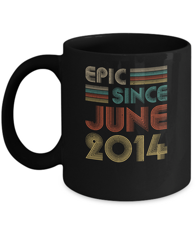 Epic Since June 2014 Vintage 8th Birthday Gifts Mug Coffee Mug | Teecentury.com