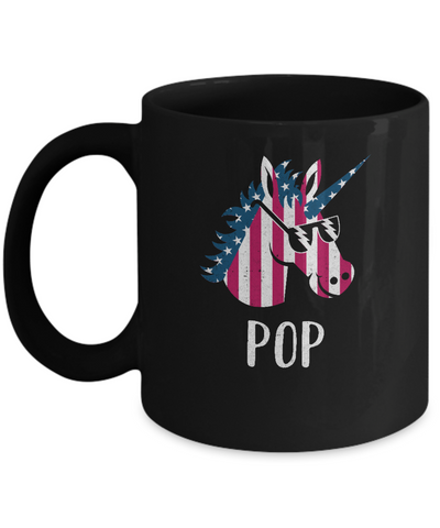 Patriotic Pop Unicorn Americorn 4Th Of July Mug Coffee Mug | Teecentury.com