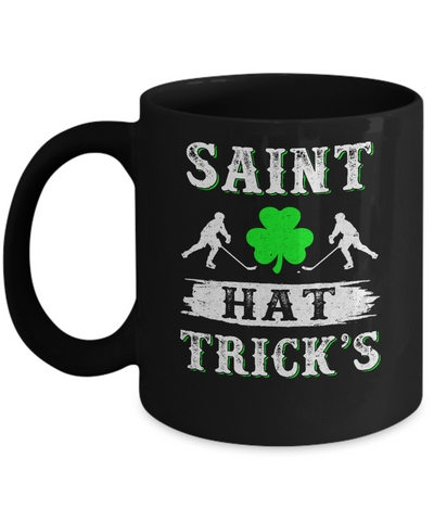 St Patricks Day Hockey Saint Hat Trick's Day Mug Coffee Mug | Teecentury.com