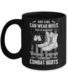 Woman Veteran To Wear Combat Boots Mug Coffee Mug | Teecentury.com