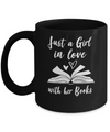 Bookworm Just A Girl In Love With Her Books Mug Coffee Mug | Teecentury.com