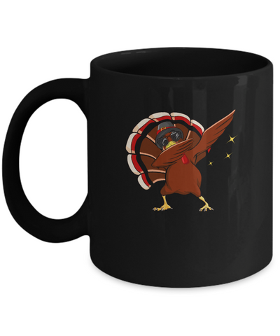 Dabbing Turkey Funny Thanksgiving Mug Coffee Mug | Teecentury.com