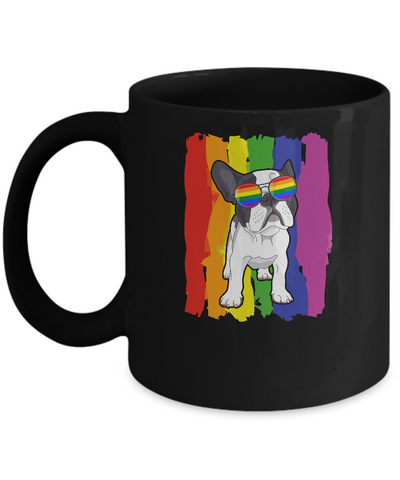 Funny Bulldog LGBT LGBT Pride Gifts Mug Coffee Mug | Teecentury.com