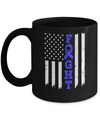 Prostate Colon Cancer Awareness American Flag Distressed Mug Coffee Mug | Teecentury.com