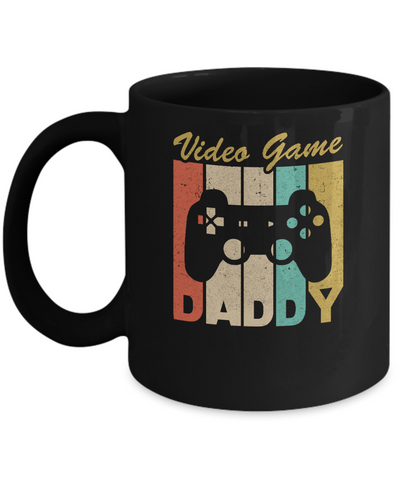 Retro Vintage Daddy Video Games Gaming Dad Fathers Day Gift Mug Coffee Mug | Teecentury.com