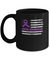 Purple Ribbon Lupus Awareness US Flag Mug Coffee Mug | Teecentury.com