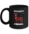 Grandpa Deer Red Plaid Christmas Family Matching Pajamas Mug Coffee Mug | Teecentury.com