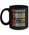 Vintage Retro December 1968 Birth Of Legends 54th Birthday Mug Coffee Mug | Teecentury.com
