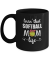 Living That Softball Mom Life Mothers Day Gifts Mug Coffee Mug | Teecentury.com