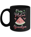 One In A Melon Grandpa Funny Watermelon Birthday Gifts Mug Coffee Mug | Teecentury.com