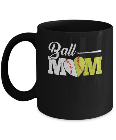 Funny Softball Mom Baseball Mom Mothers Day Mug Coffee Mug | Teecentury.com