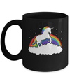 Totally Straight Unicorn Rainbow Gay Pride Mug Coffee Mug | Teecentury.com