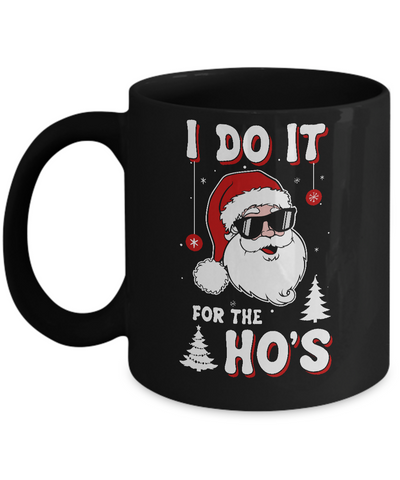 Funny Christmas Santa Ho Gift Cute Xmas Santa Naughty Mug Coffee Mug | Teecentury.com