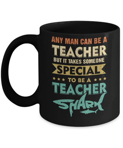 Vintage Someone Special To Be A Teacher Shark Gift Mug Coffee Mug | Teecentury.com