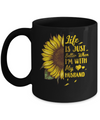 Life Is Just Better When I'm With My Husband Love Wife Mug Coffee Mug | Teecentury.com